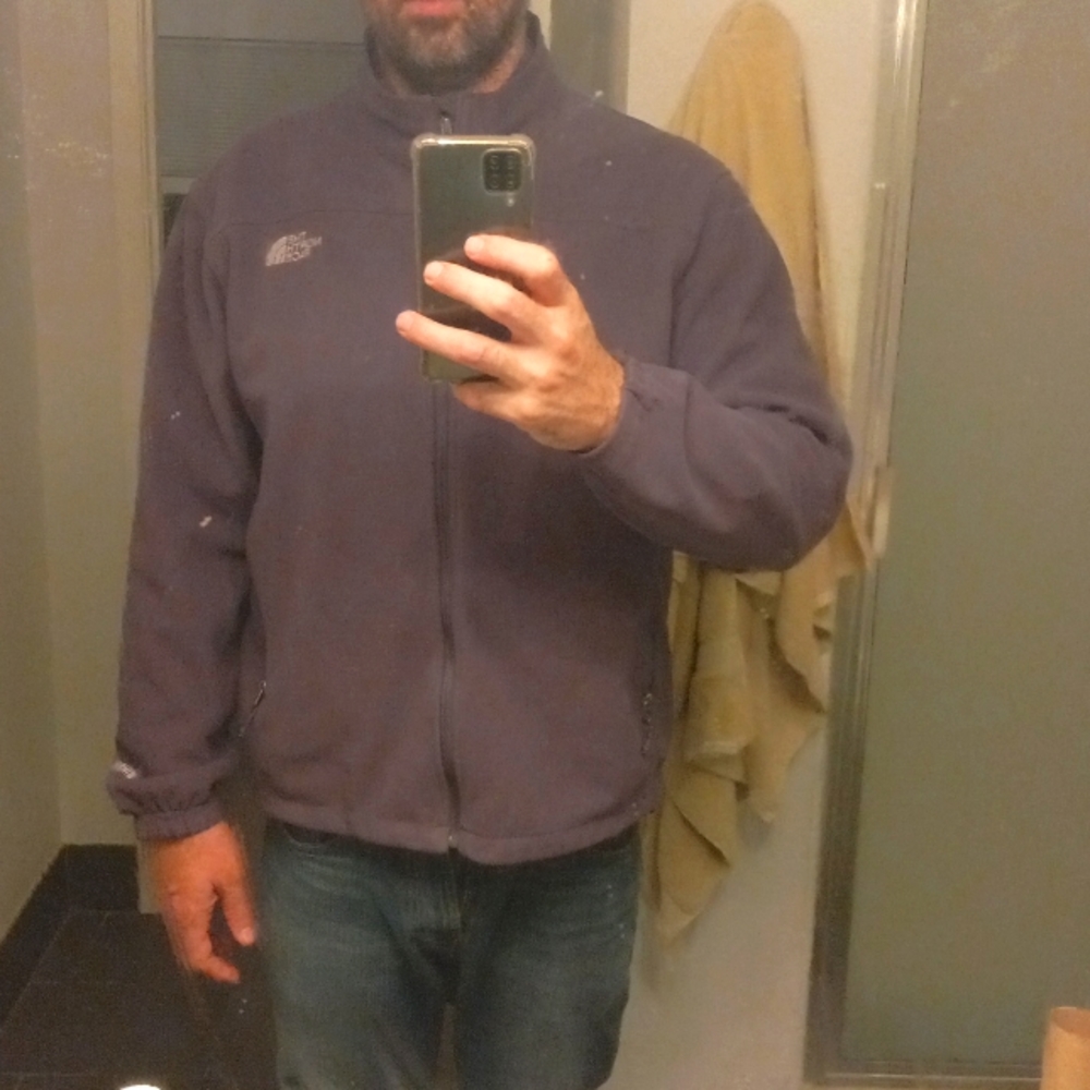 Northface xl windwall jacket gray